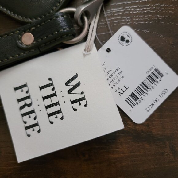 Free People Western Stud Wallet Womens Leather Cottagecore Rustic Boho Chic - Picture 7 of 9